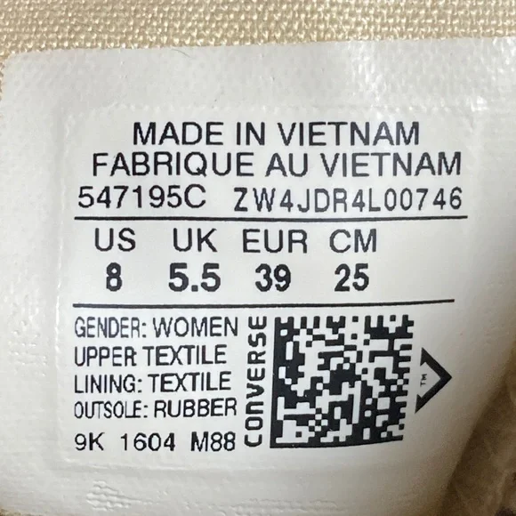 Converse All Star Lux Floral Wedge Sneakers Size 8 - Picture 2 of 16